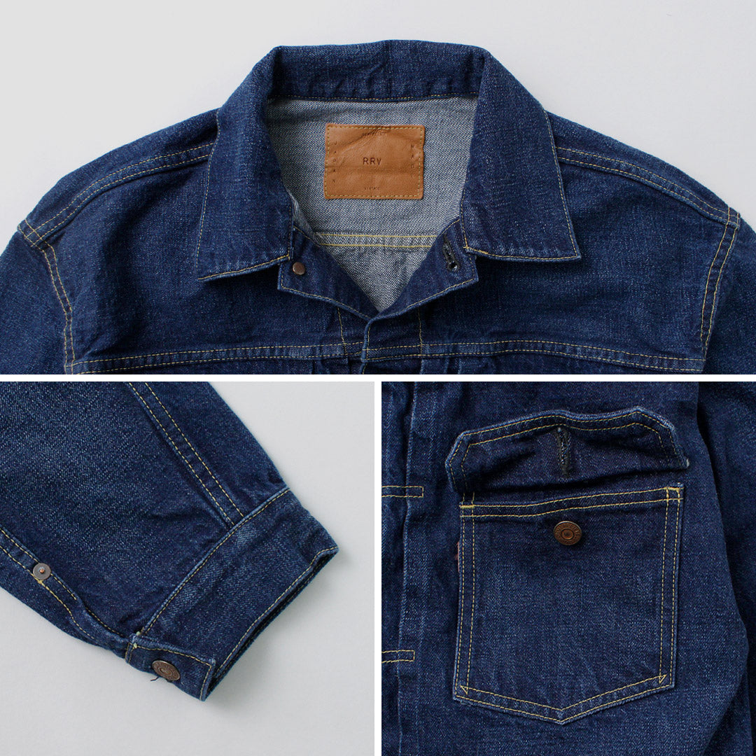 REMI RELIEF / 13oz 1954XX 2nd Type Denim Jacket Used-Finish