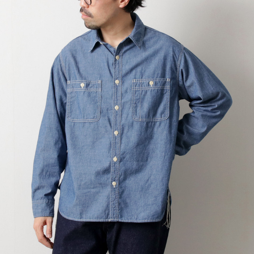 REMI RELIEF / 5oz Selvage Chambray Work Shirt