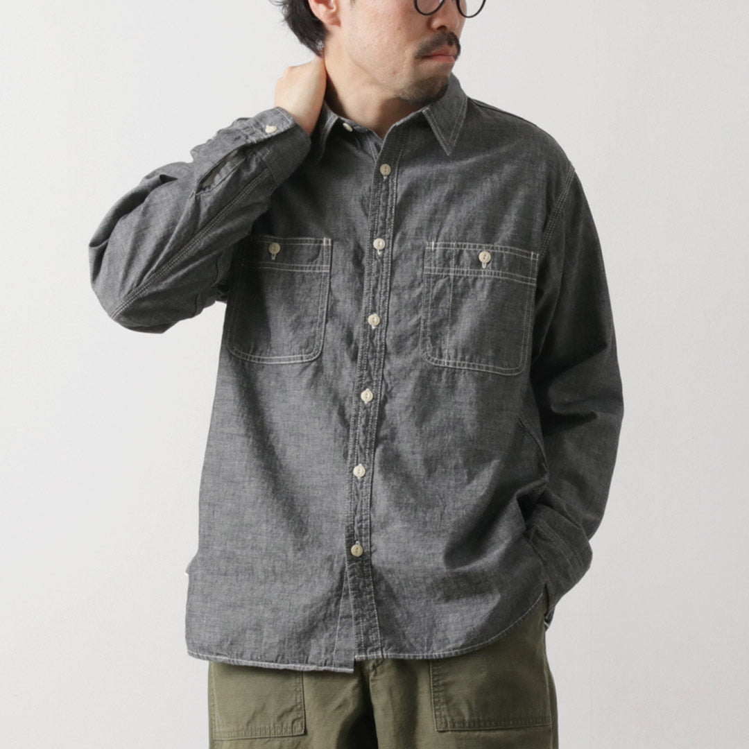 REMI RELIEF / 5oz Selvage Chambray Work Shirt