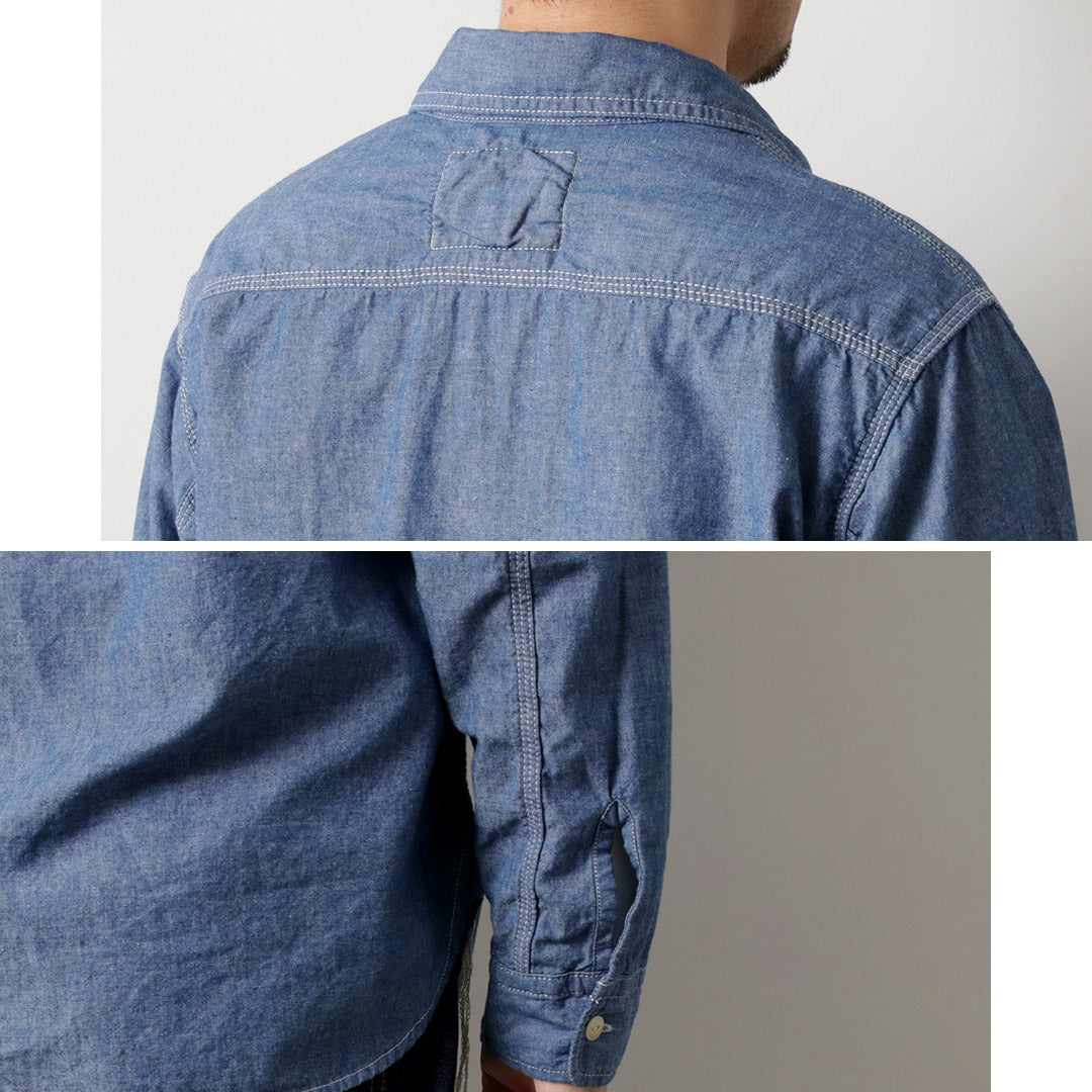 REMI RELIEF / 5oz Selvage Chambray Work Shirt