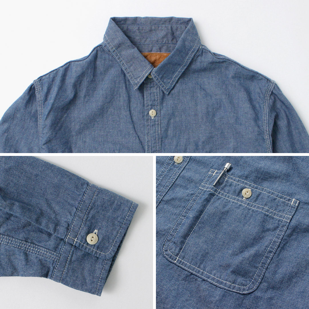 REMI RELIEF / 5oz Selvage Chambray Work Shirt