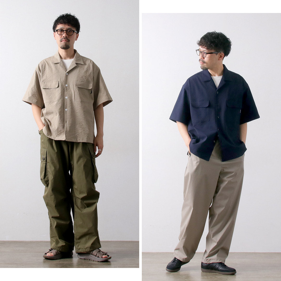 THOUSAND MILE / Seersucker Short Sleeve Shirt