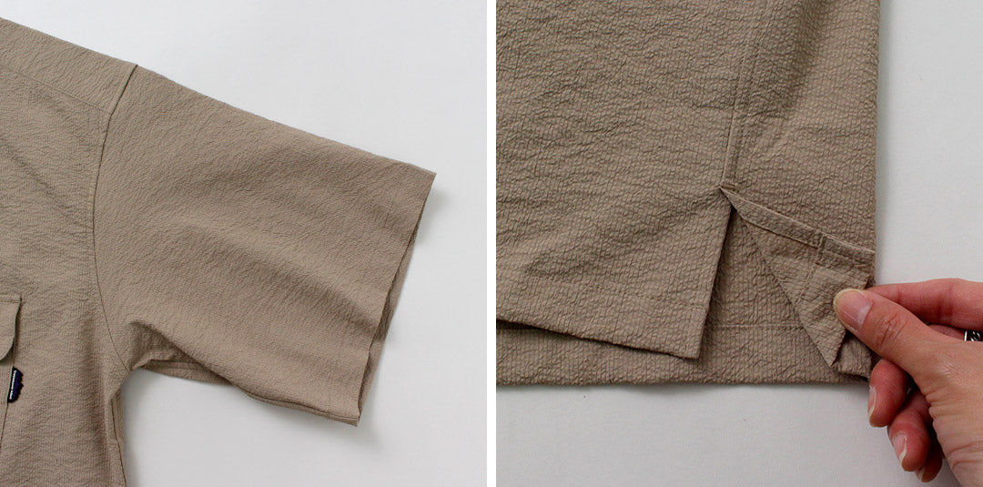 THOUSAND MILE / Seersucker Short Sleeve Shirt
