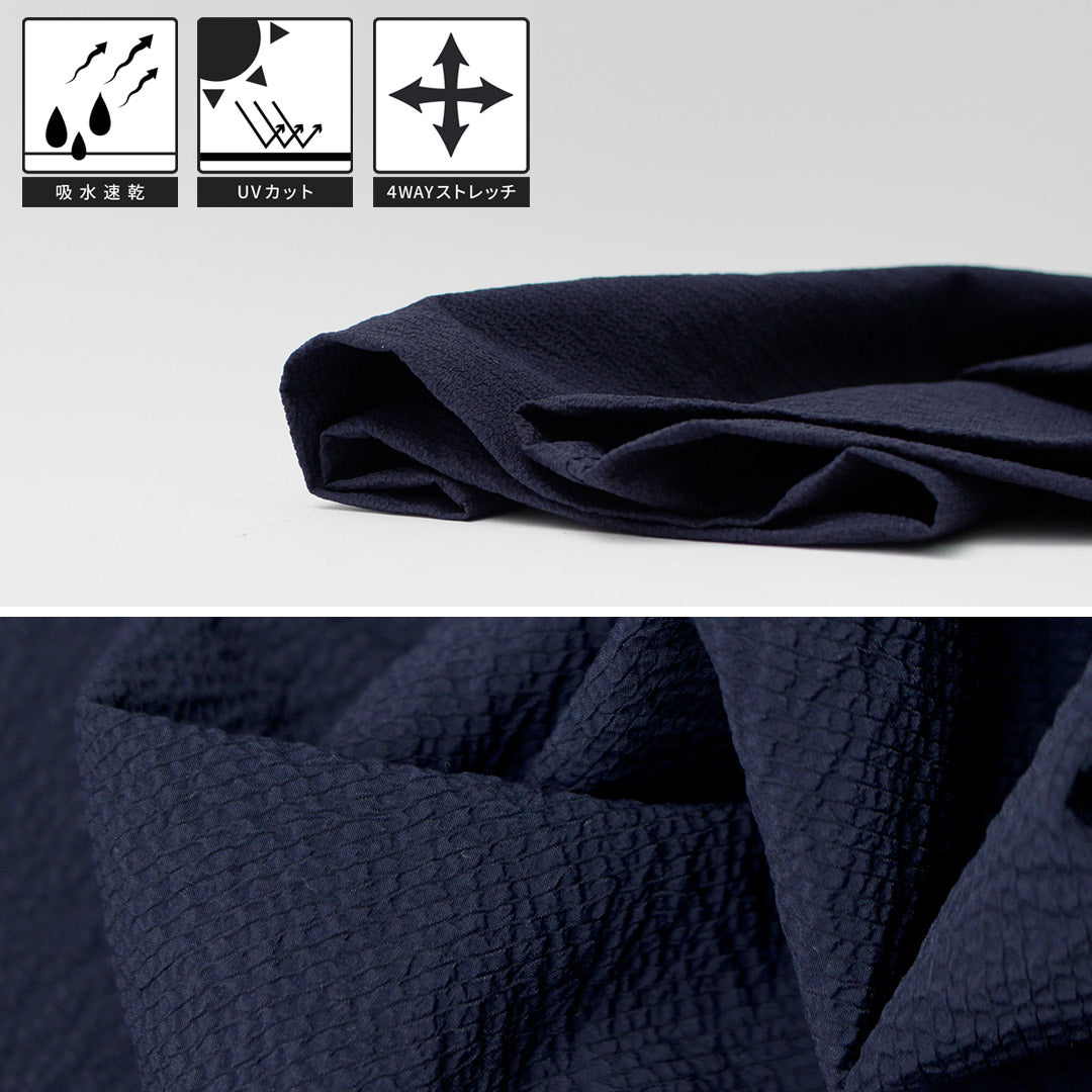 THOUSAND MILE / Seersucker Easy Tuck Trousers