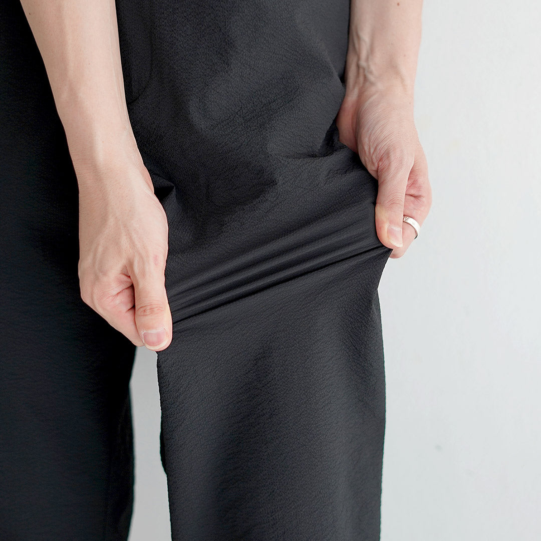 THOUSAND MILE / Seersucker Easy Tuck Trousers