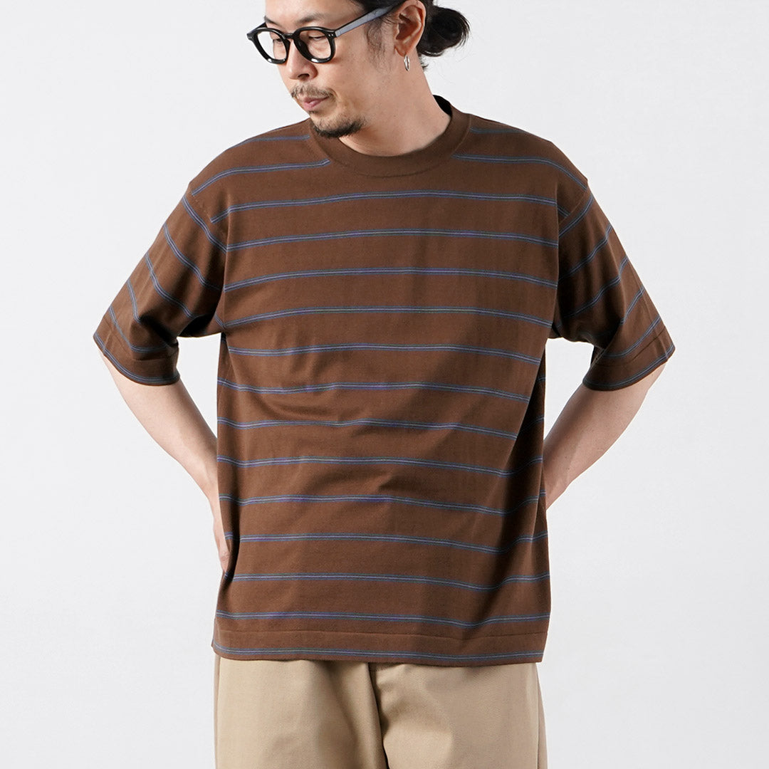 RYE TENDER / Centre Tee Stripe T-Shirt