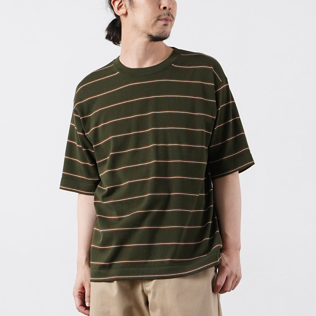 RYE TENDER / Centre Tee Stripe T-Shirt