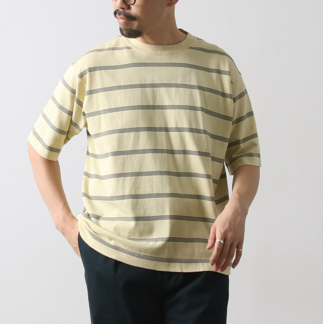 RYE TENDER / Centre Tee Stripe T-Shirt