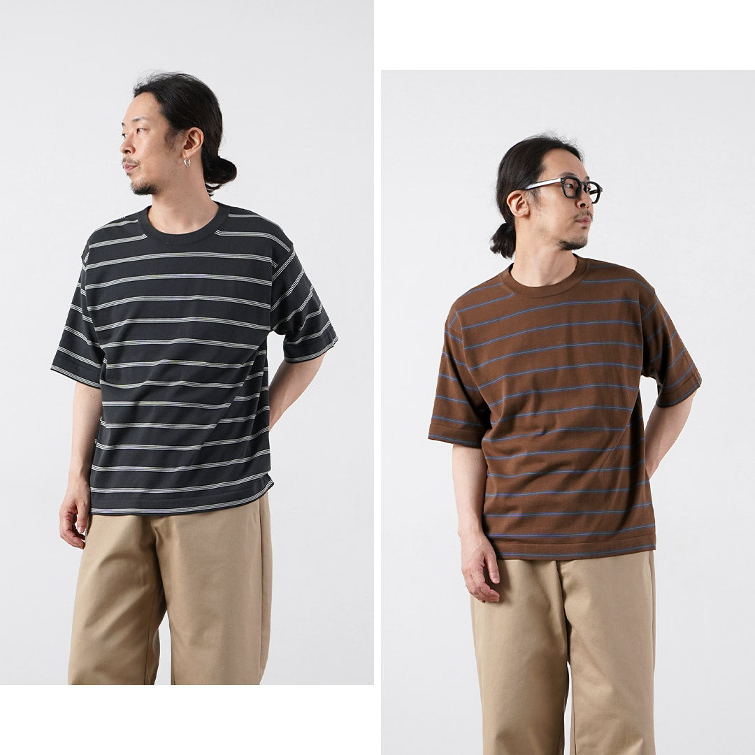 RYE TENDER / Centre Tee Stripe T-Shirt