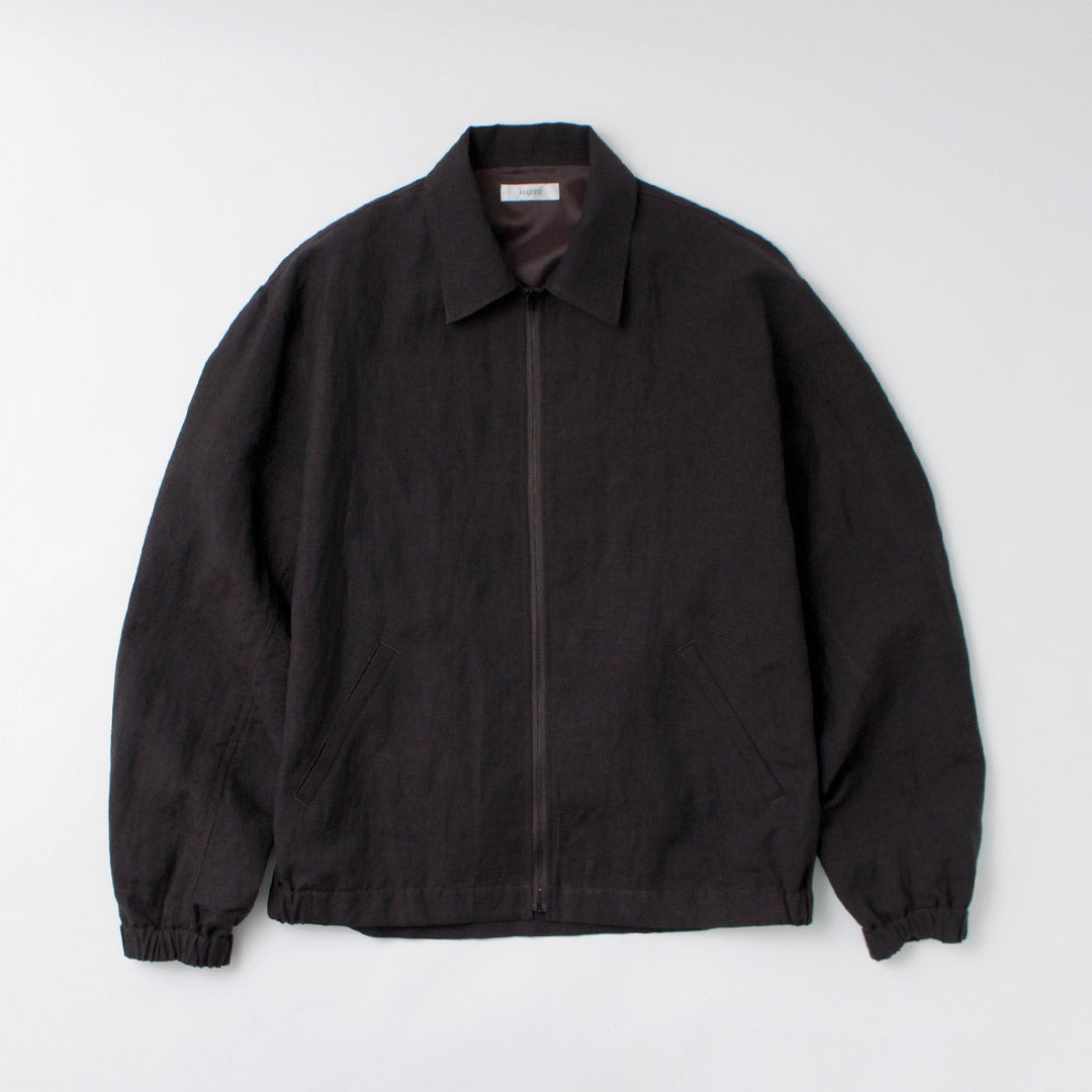 FUJITO / Linen Wool Tropical Zip Blouson