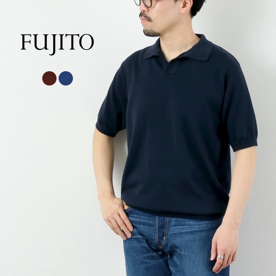 FUJITO / Polo Skipper de seda y algodón
