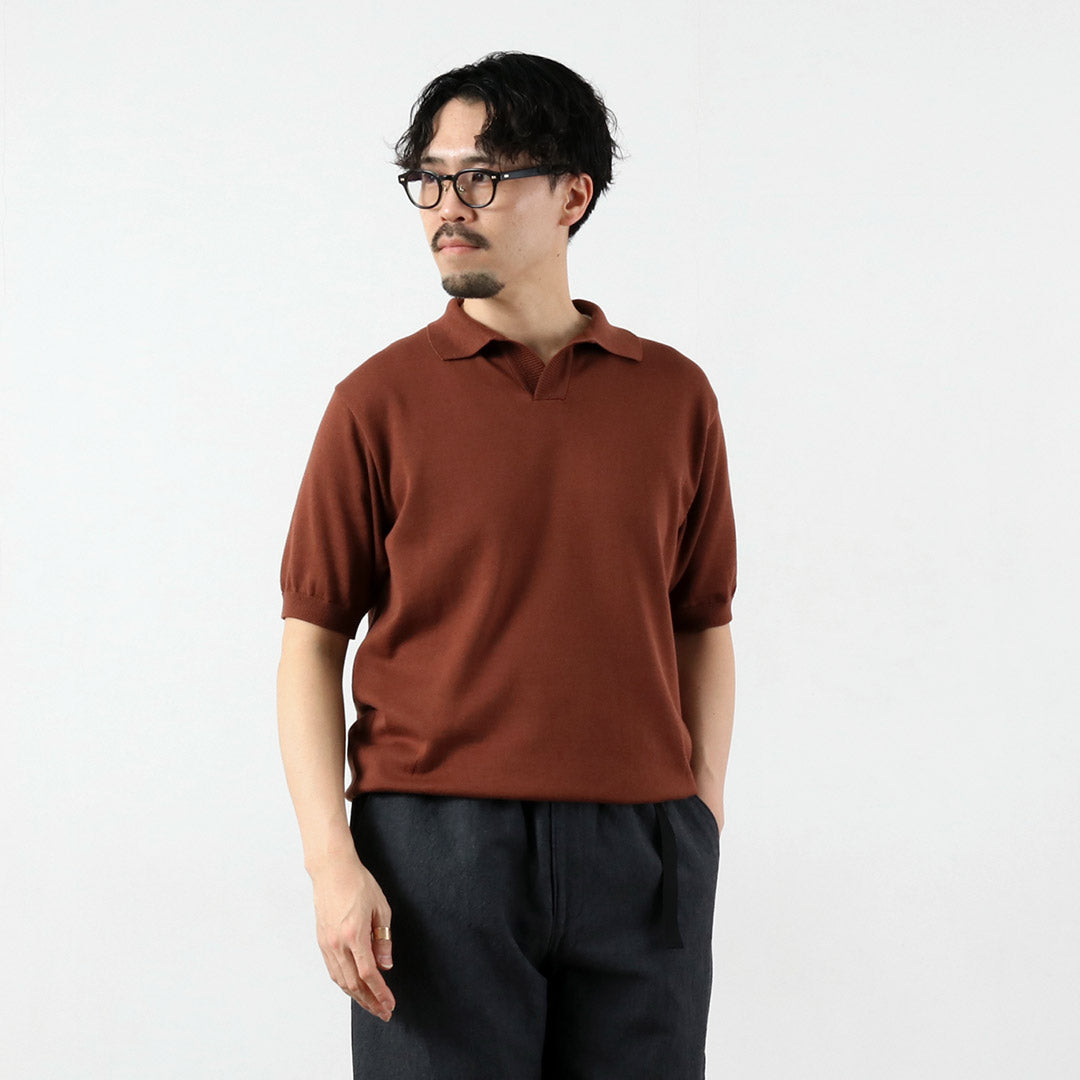 FUJITO / Polo Skipper de seda y algodón