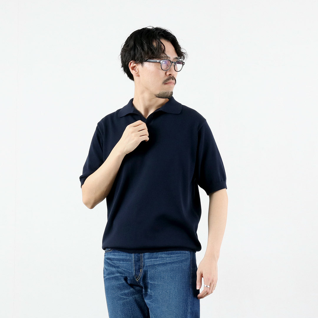 FUJITO / Polo Skipper de seda y algodón