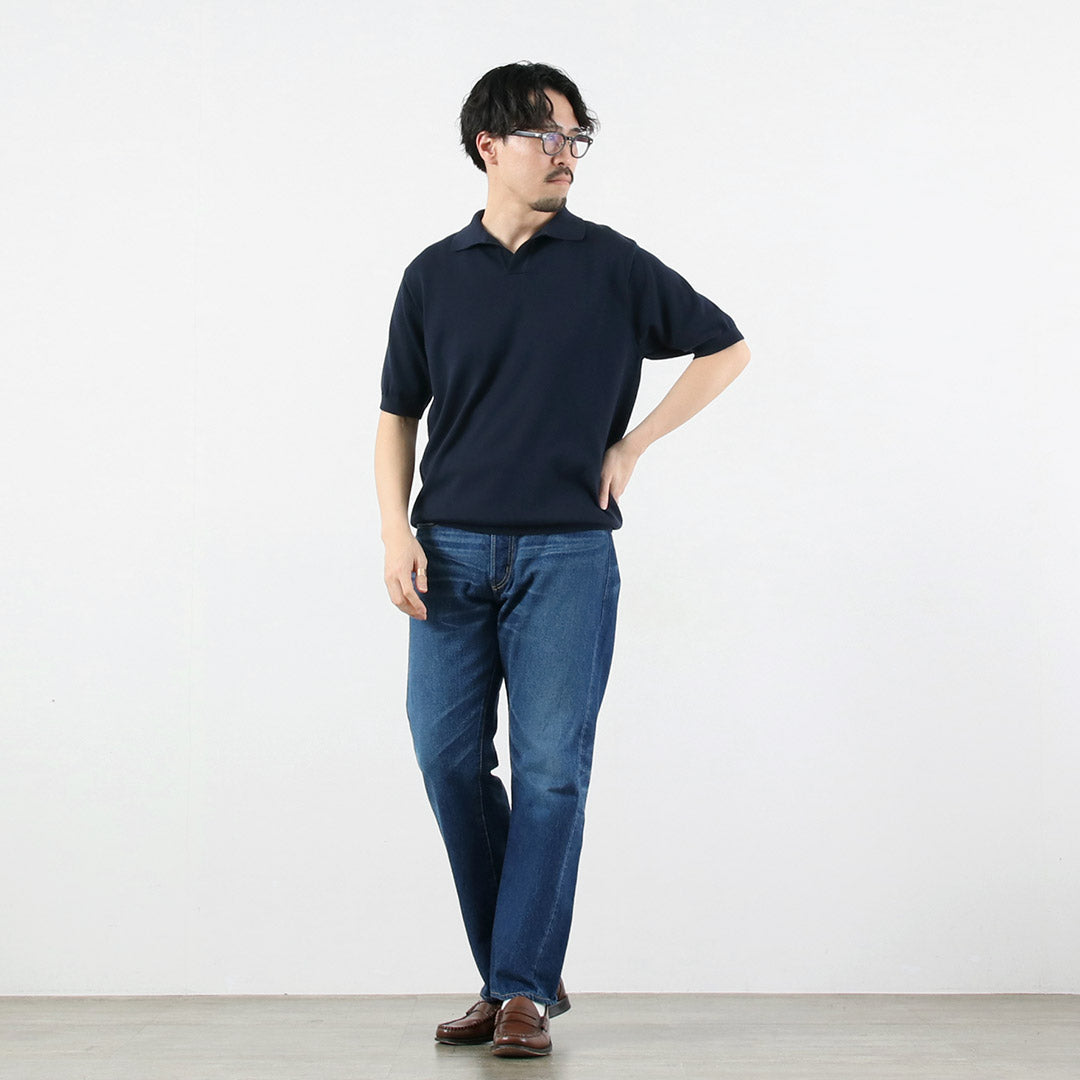 FUJITO / Polo Skipper de seda y algodón