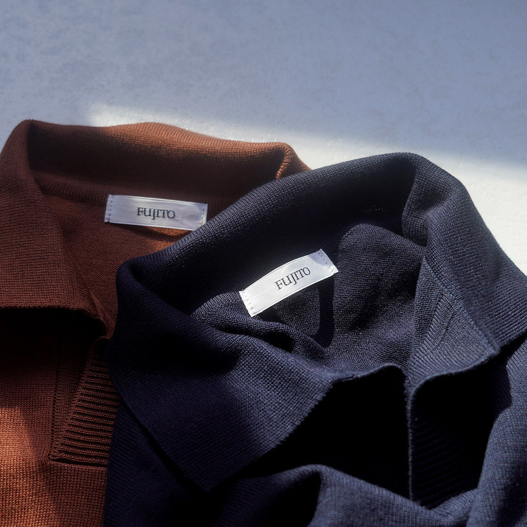 FUJITO / Polo Skipper de seda y algodón