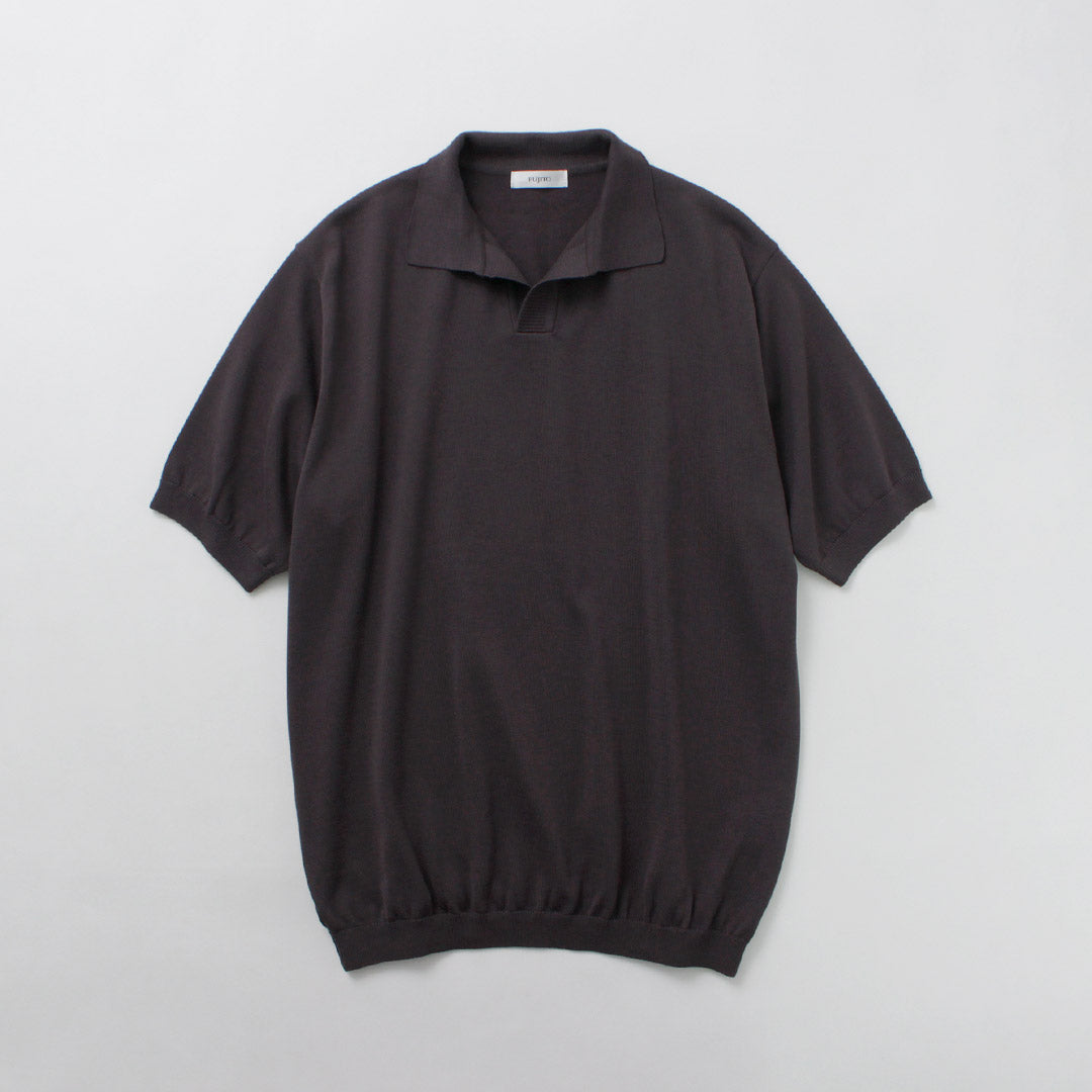 FUJITO / Cotton Silk Skipper Polo