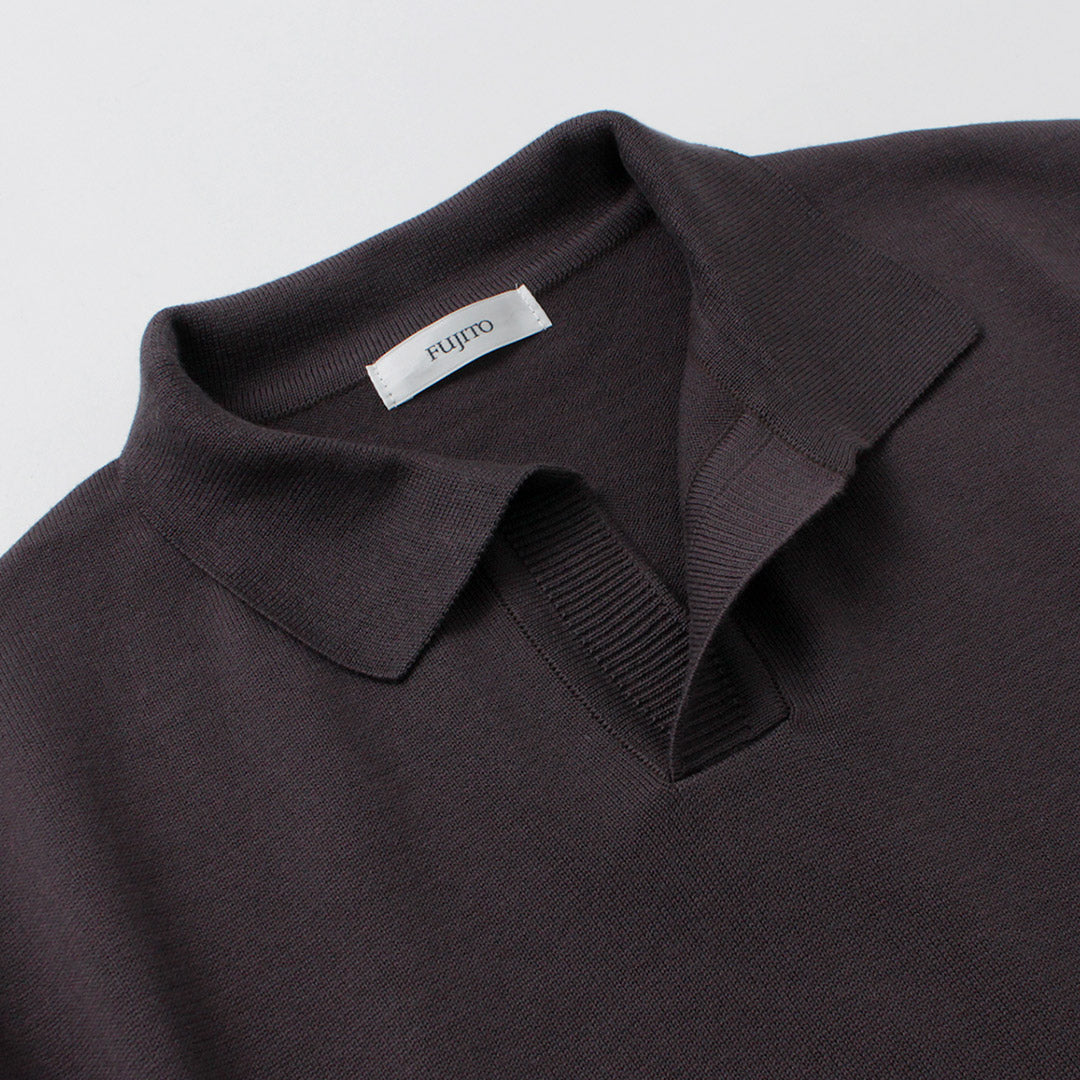 FUJITO / Cotton Silk Skipper Polo