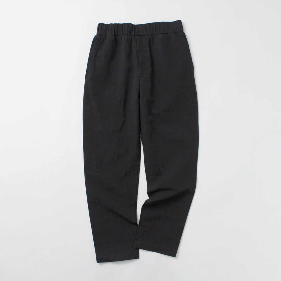 FUJITO / Linen Cotton Seersucker Easy Pants