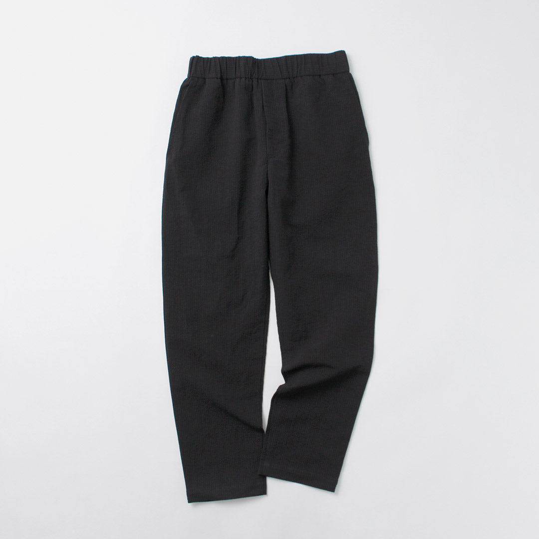 FUJITO / Linen Cotton Seersucker Easy Pants