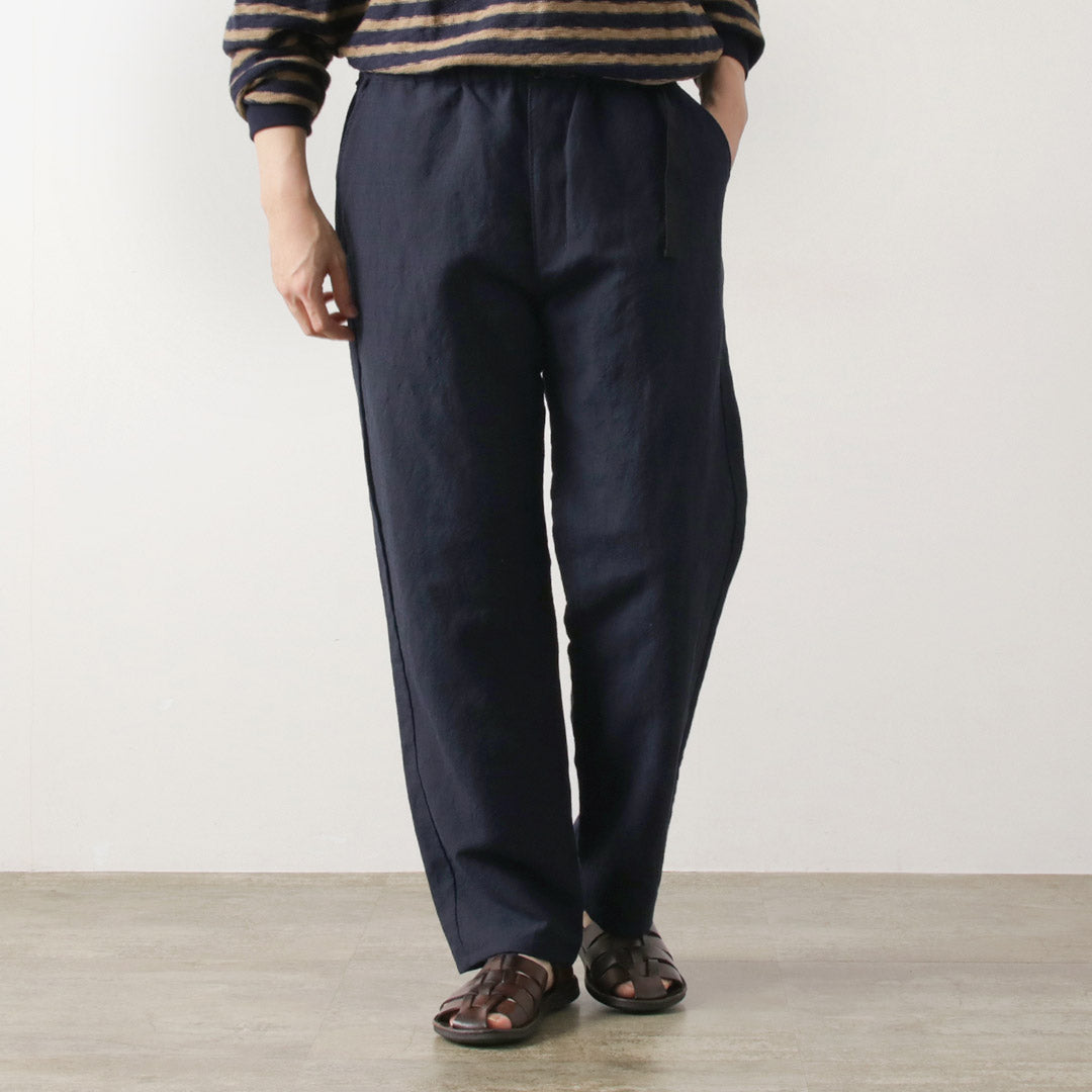 FUJITO / Linen Wool Tropical N.O.UN Beltless Pants