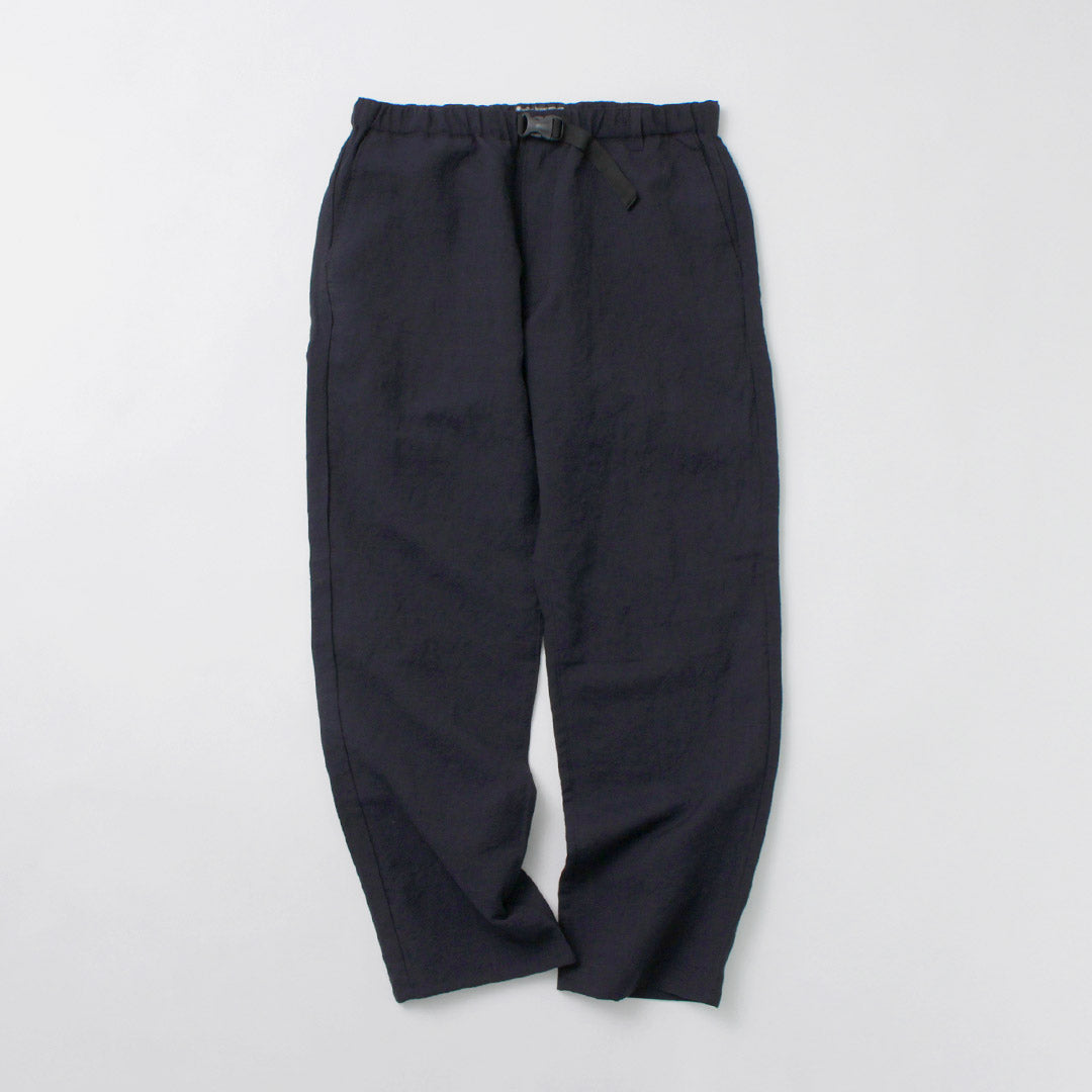 FUJITO / Linen Wool Tropical N.O.UN Beltless Pants