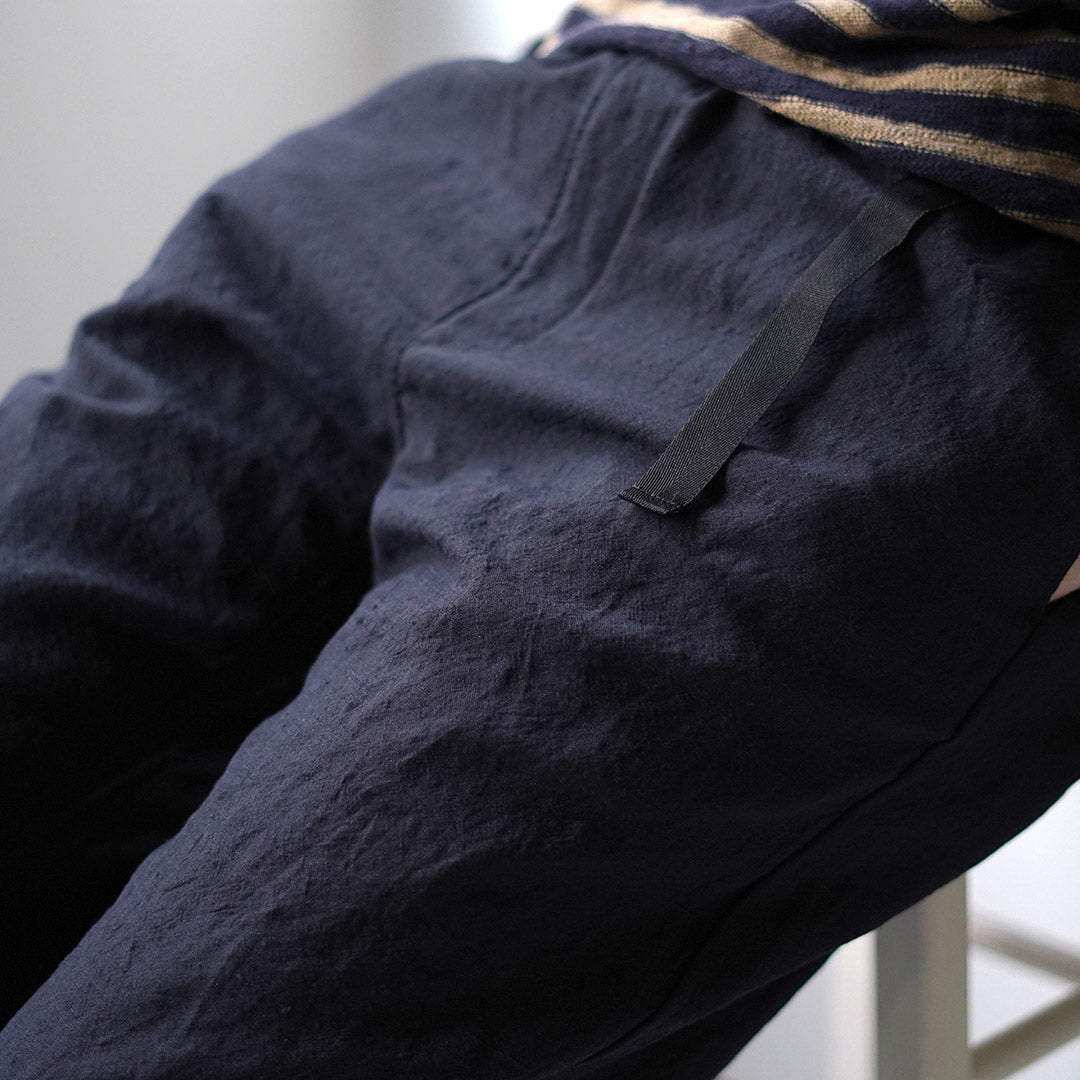 FUJITO / Linen Wool Tropical N.O.UN Beltless Pants