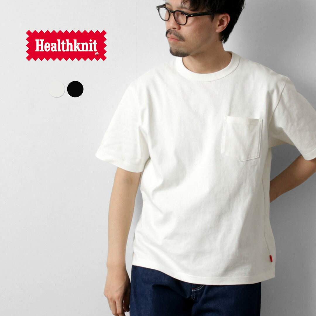 HEALTHKNIT / Max Weight 9oz Crew Neck Short Sleeve Pocket T-Shirt