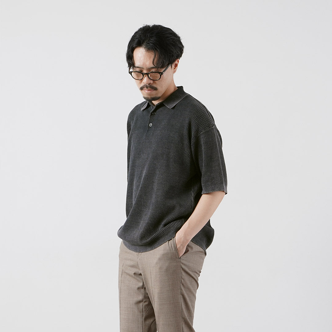 HEALTHKNIT / Short Sleeve Knit Polo Shirt 2026 Model