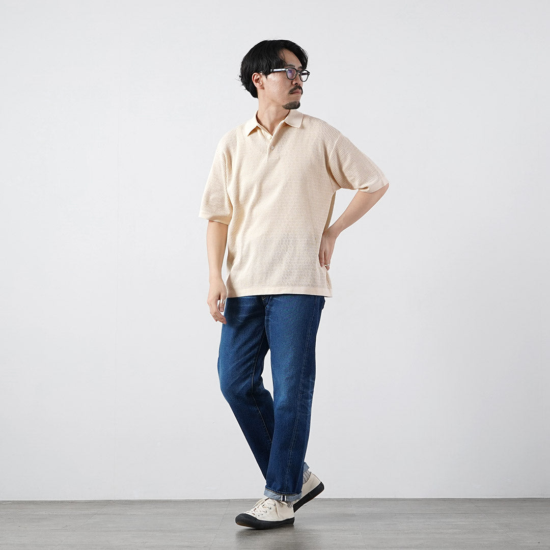 HEALTHKNIT / Short Sleeve Knit Polo Shirt 2026 Model