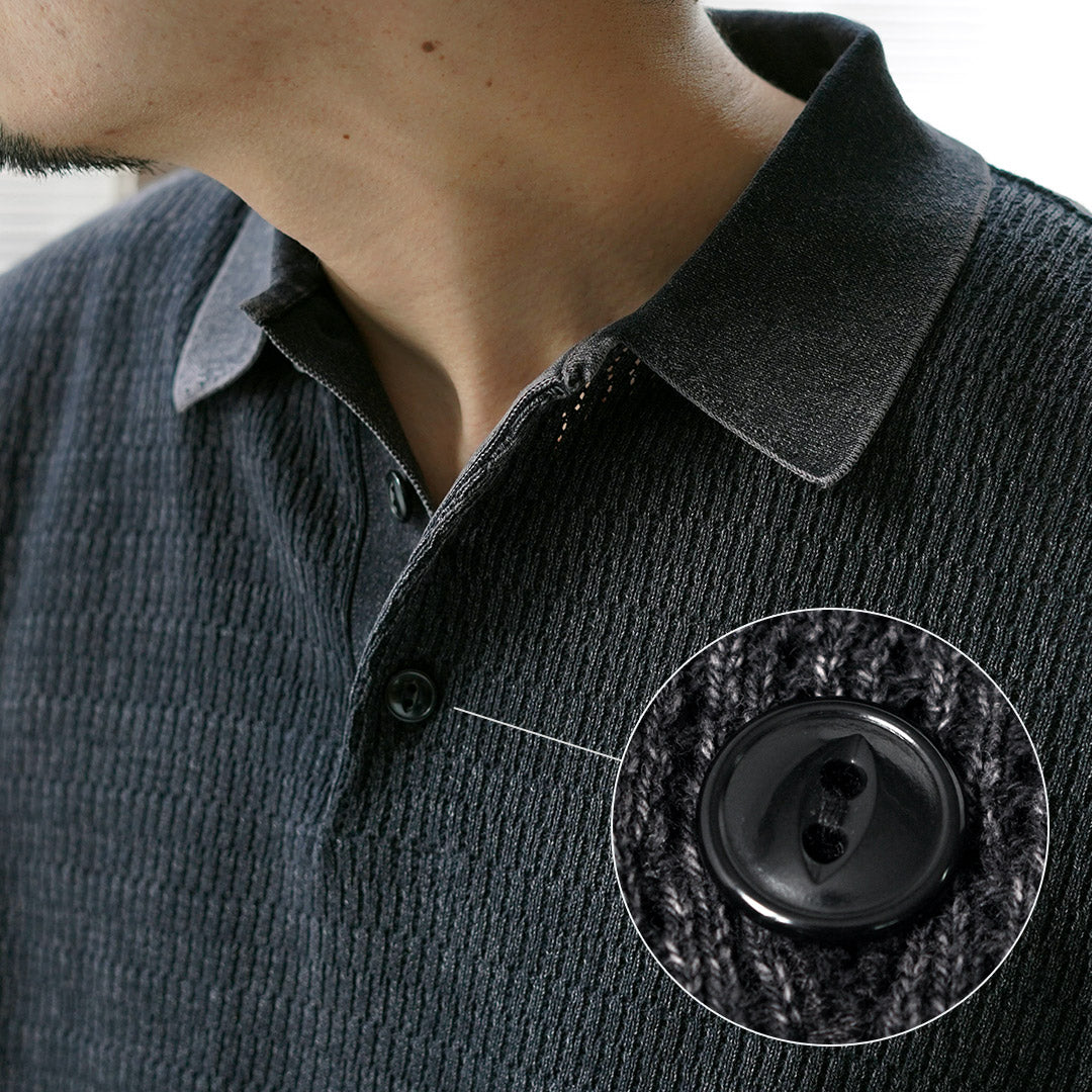 HEALTHKNIT / Short Sleeve Knit Polo Shirt 2026 Model