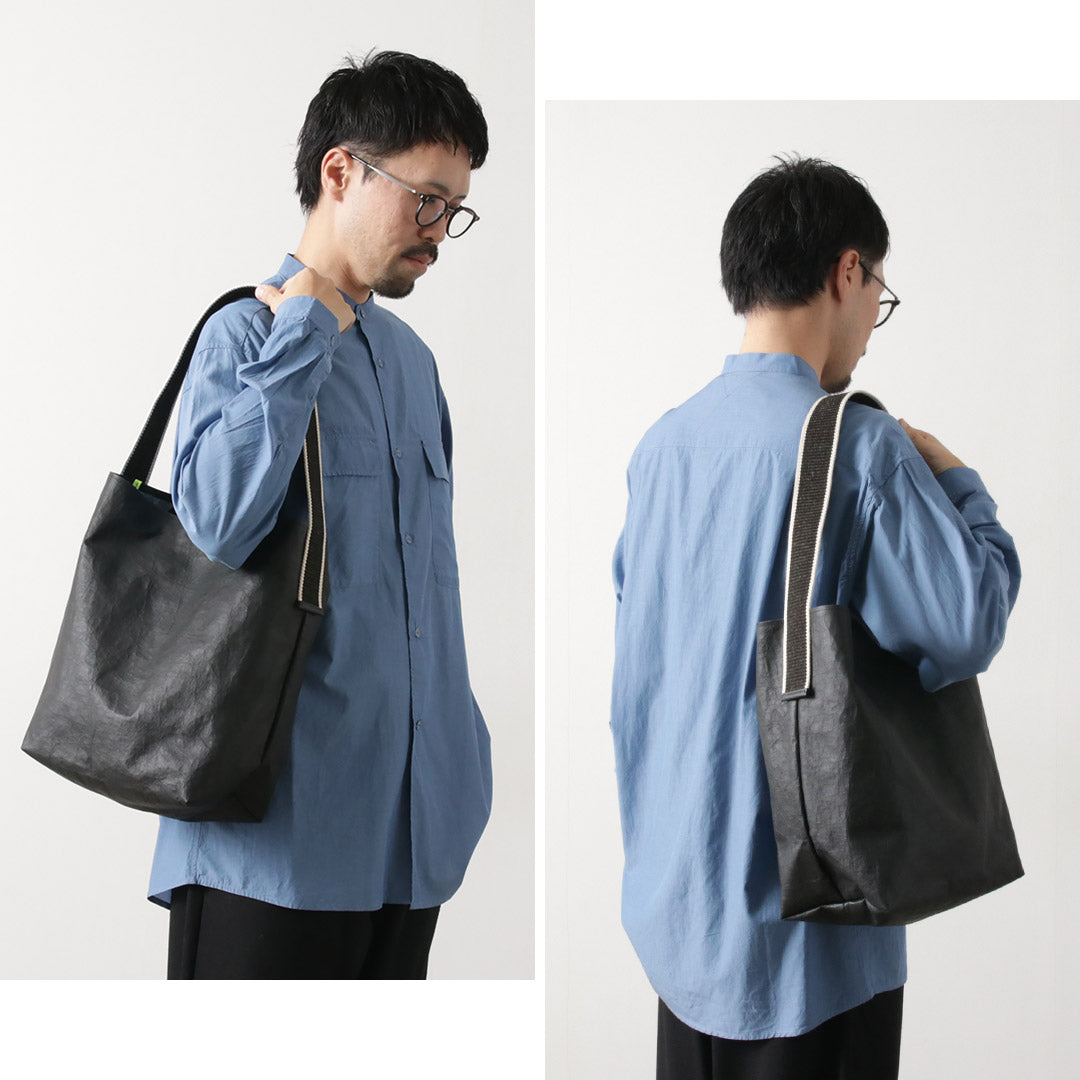 SENTI / Dyneema Leather Box Type Shoulder Bag