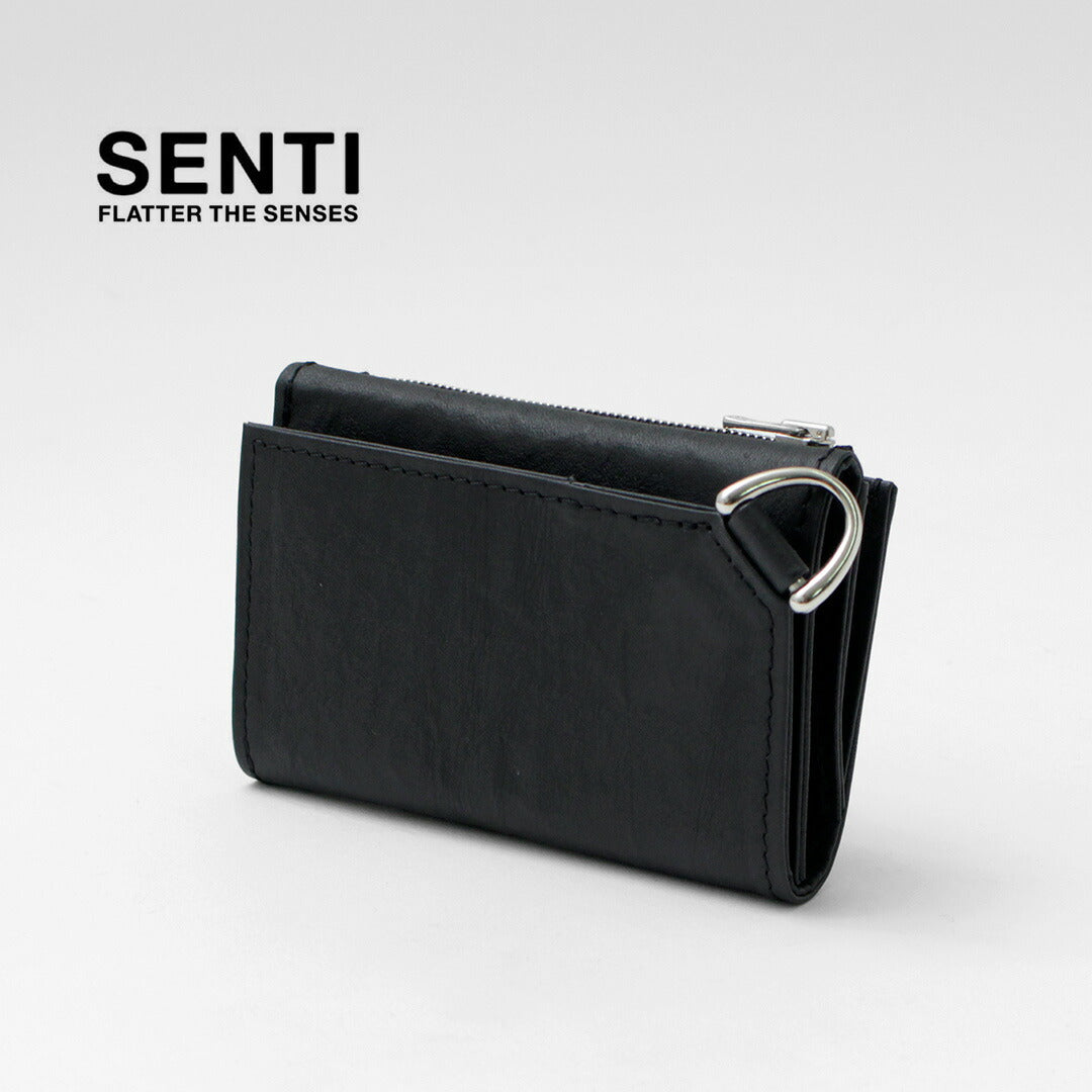 SENTI / Dyneema Leather Trifold Slim Wallet