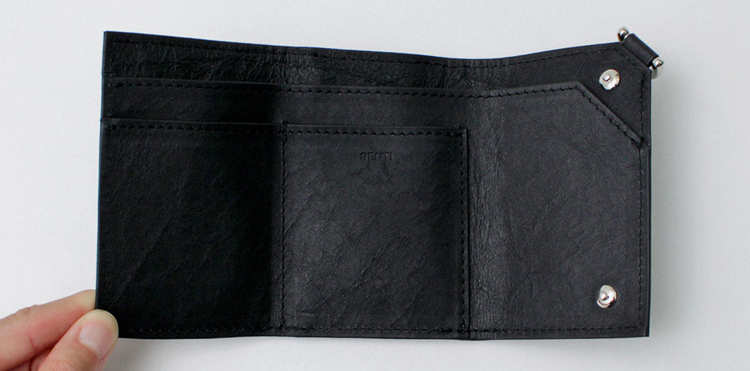 SENTI / Dyneema Leather Trifold Slim Wallet