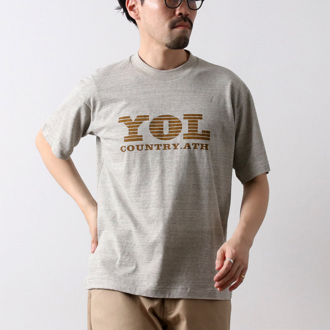 UNDYED / YOL Undyed Organic Cotton Print T-Shirt