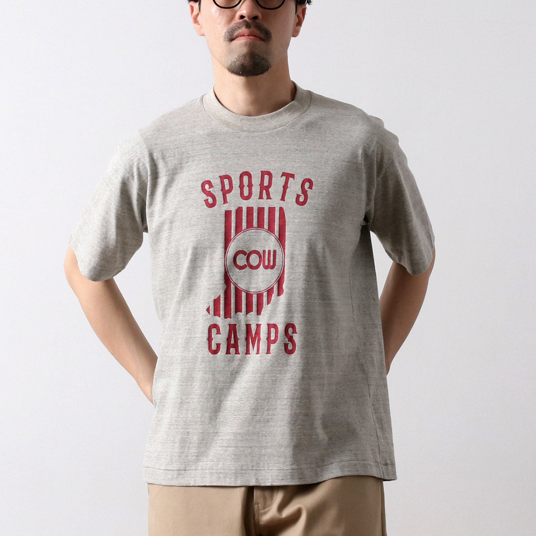 UNDYED / SPORTS CAMPS Undyed Organic Cotton Print T-Shirt