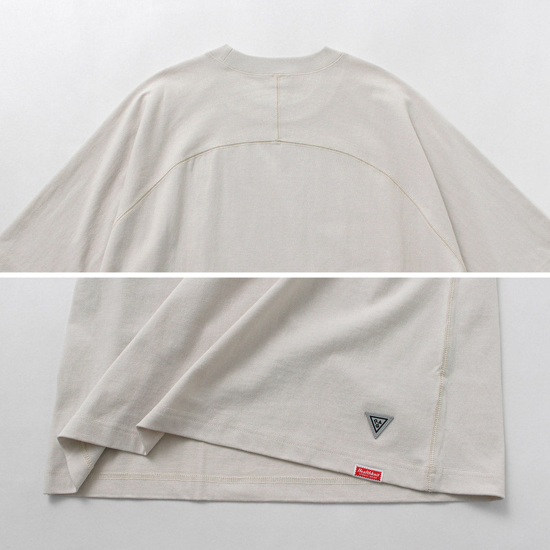 HEALTHKNIT / RAG 合作插肩短袖寬T卹 開尾乾爽針織衫