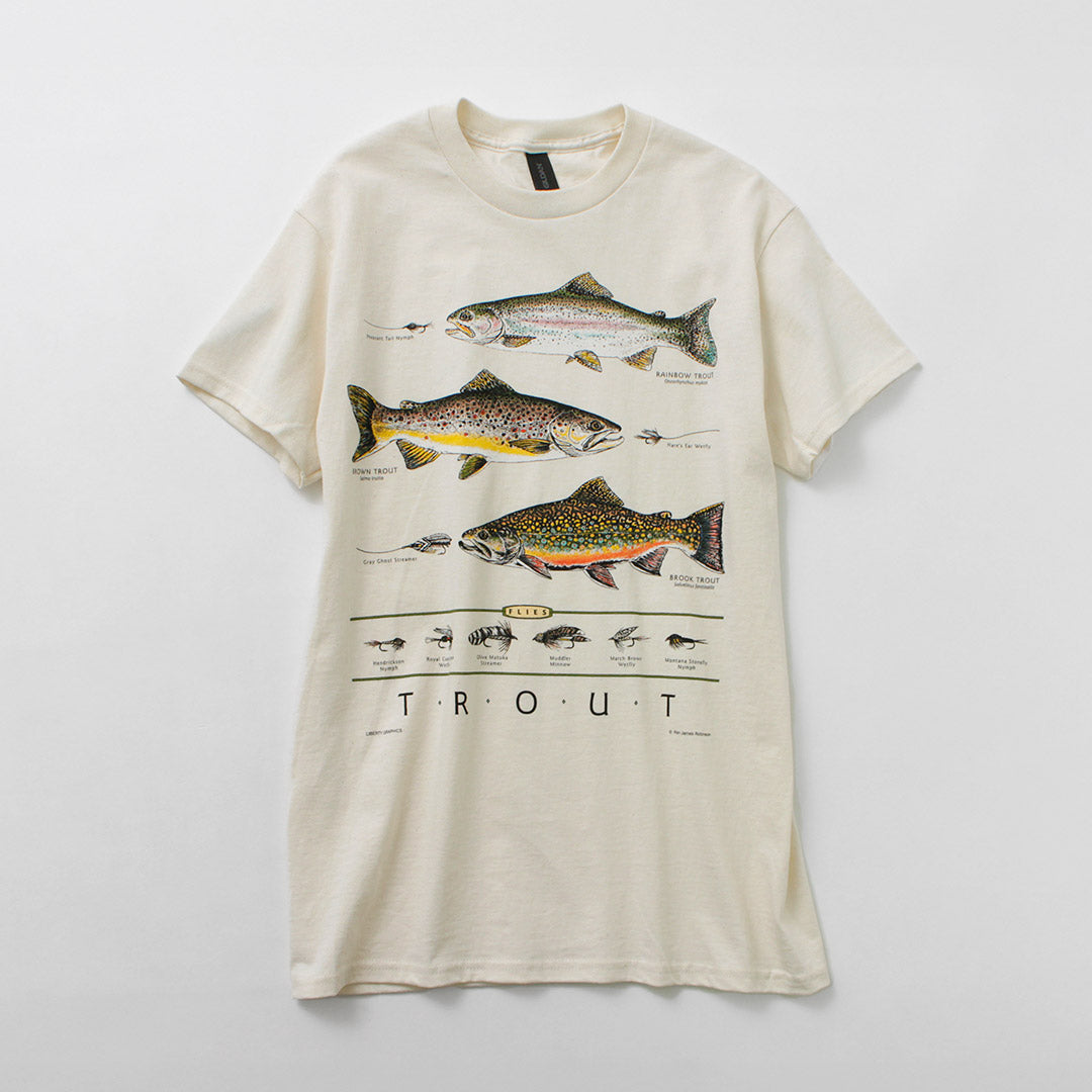 LIBERTY GRAPHICS / Fish Print T-shirt