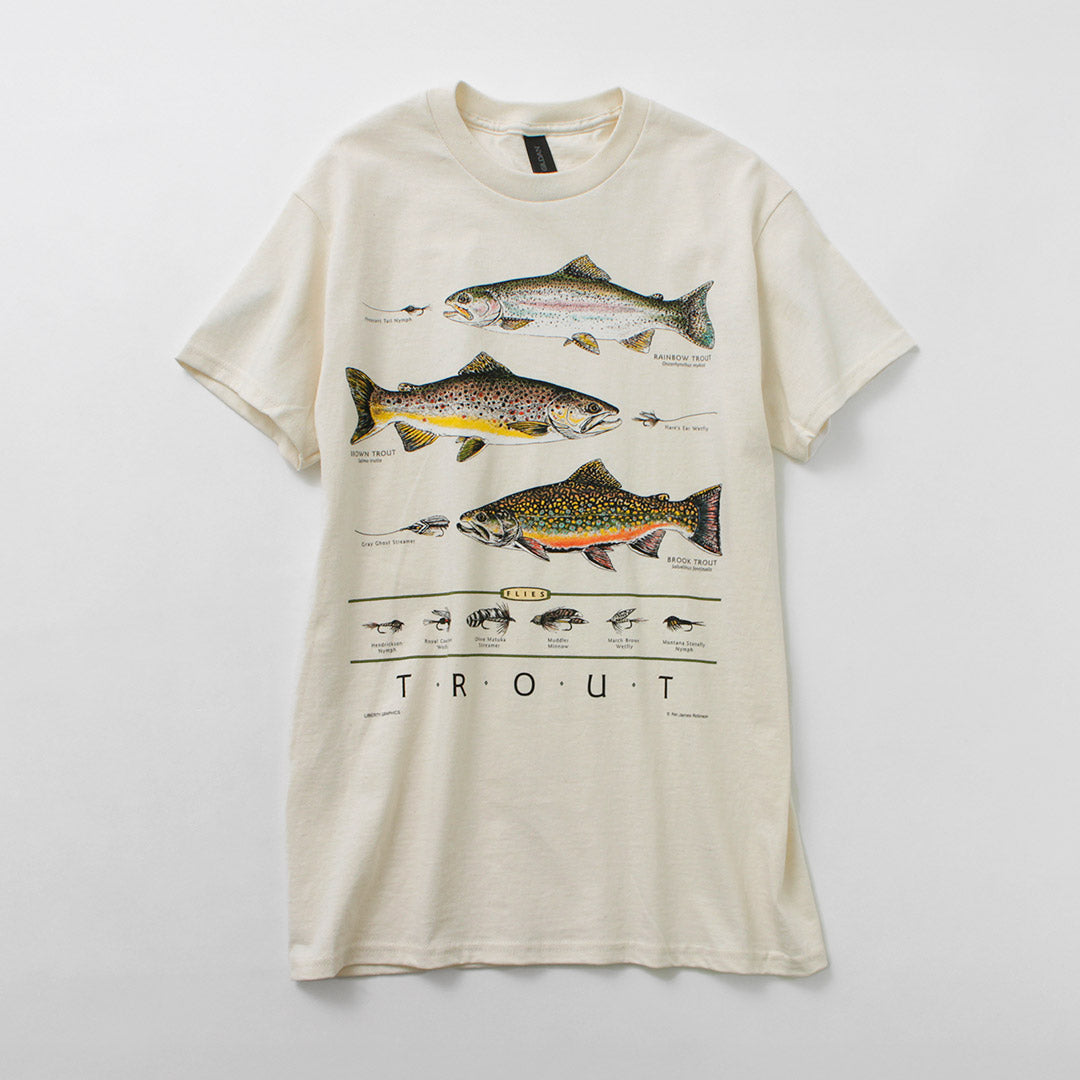 LIBERTY GRAPHICS / Fish Print T-shirt