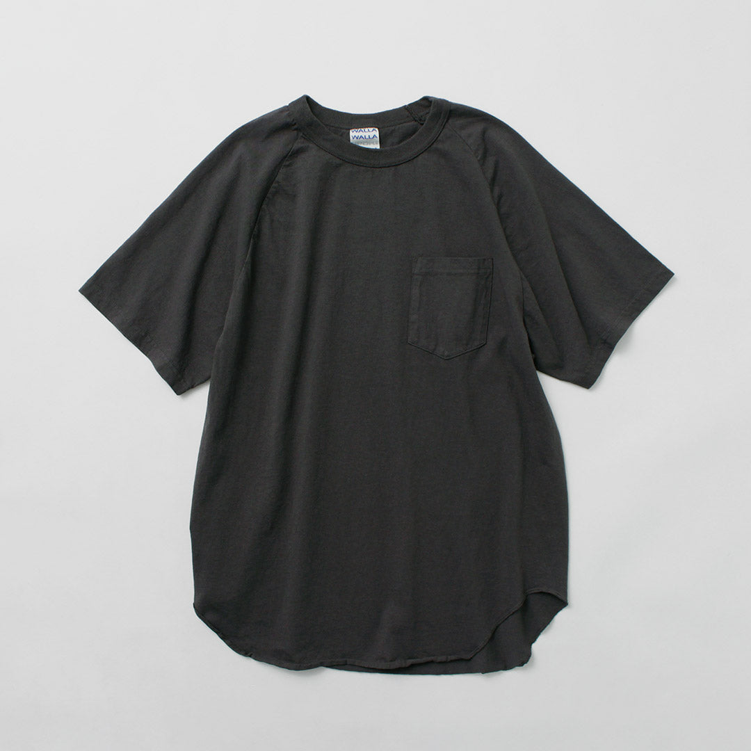 WALLA WALLA SPORT / Short Sleeve Pocket Baseball T-Shirt
