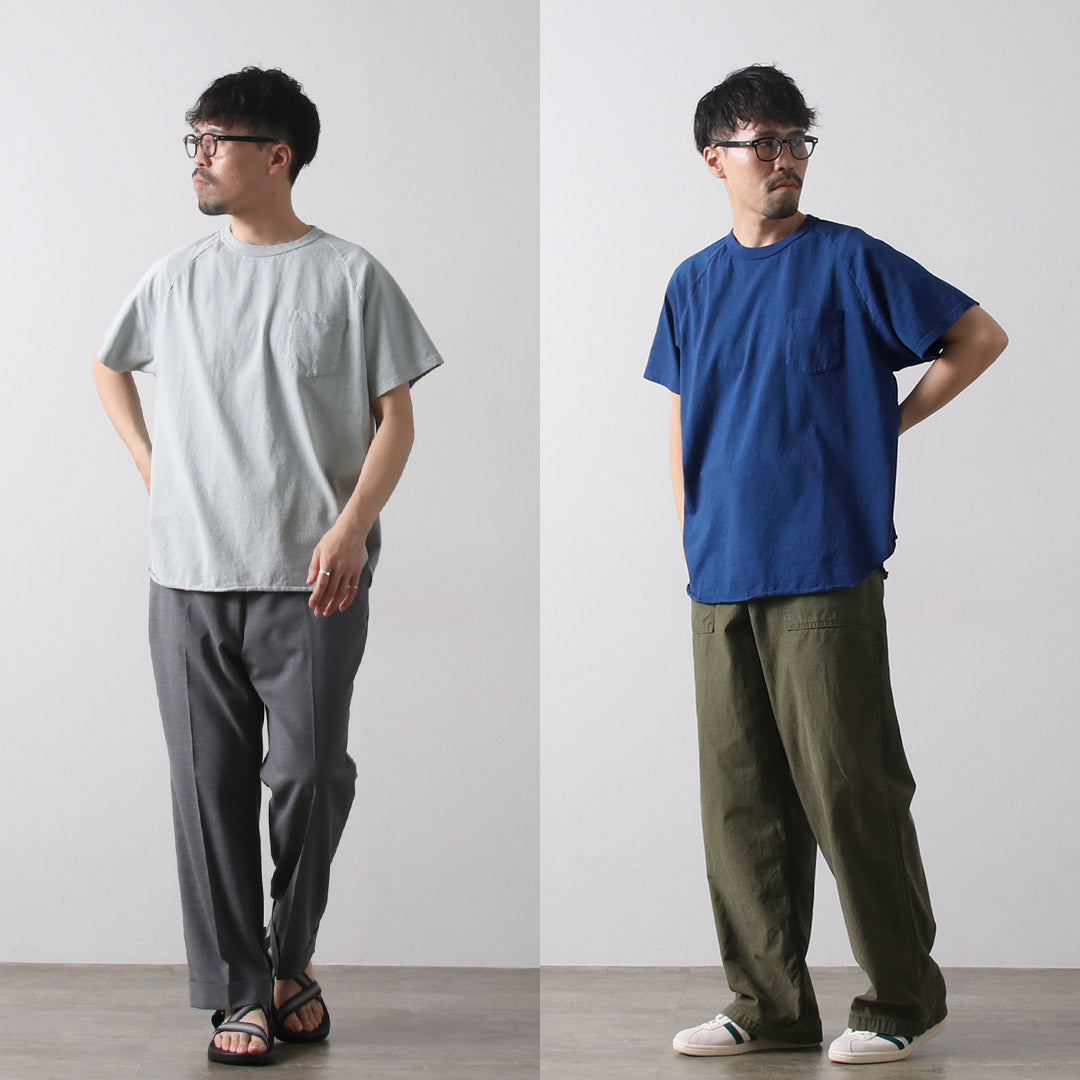 WALLA WALLA SPORT / Short Sleeve Pocket Baseball T-Shirt