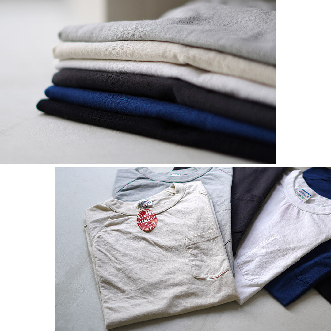 WALLA WALLA SPORT / Short Sleeve Pocket Baseball T-Shirt