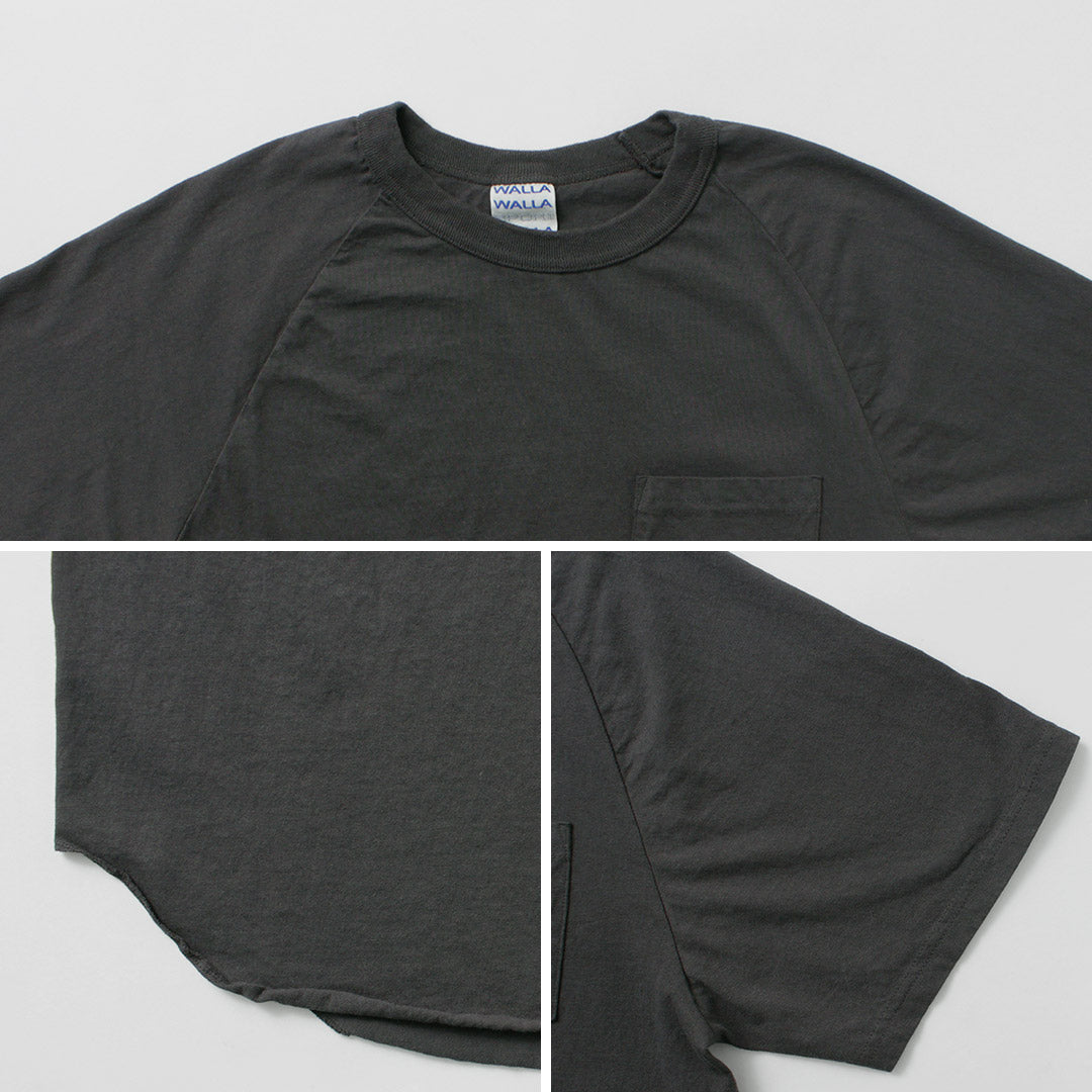 WALLA WALLA SPORT / Short Sleeve Pocket Baseball T-Shirt