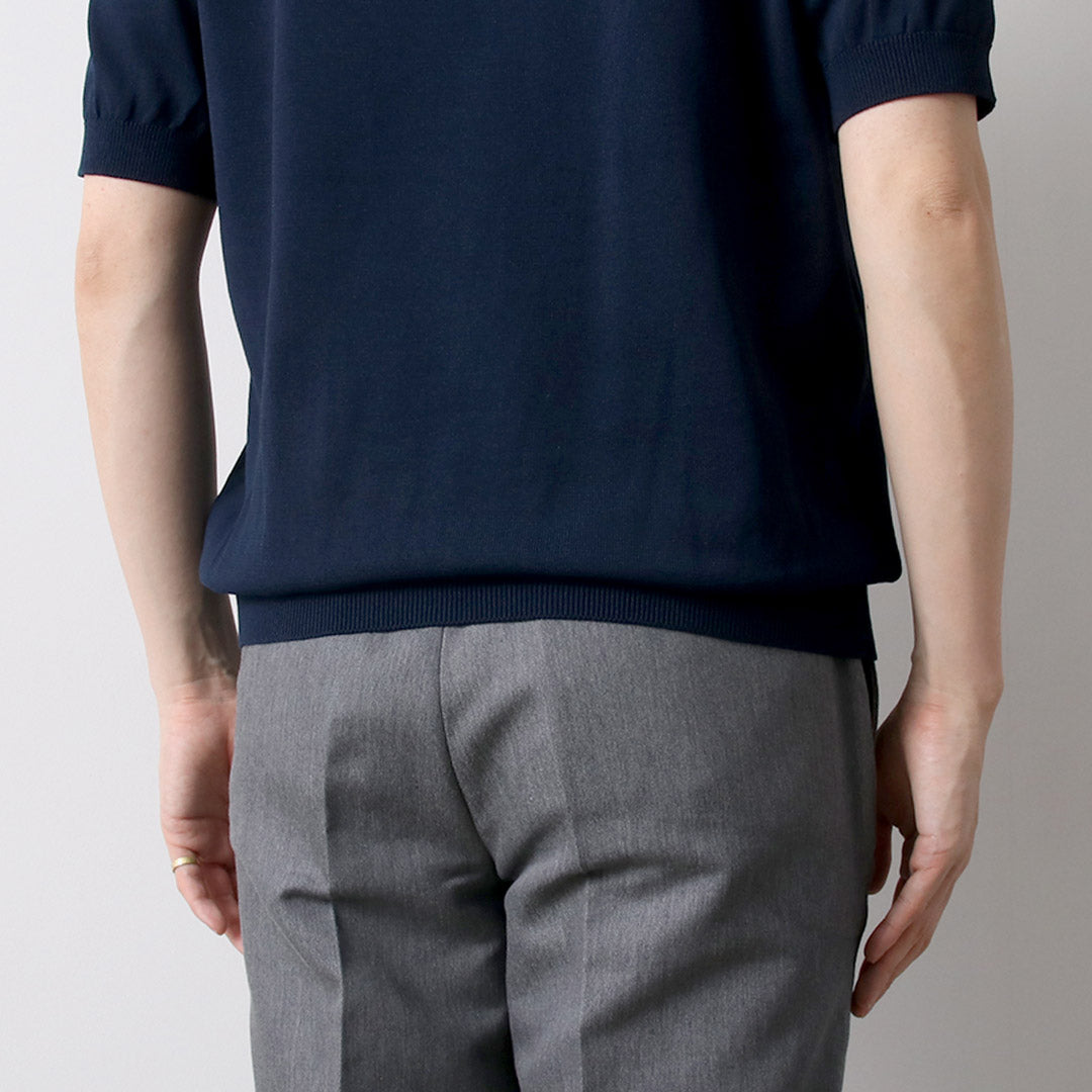 RINASCENTE / Hybrid Knit Skipper Polo Shirt