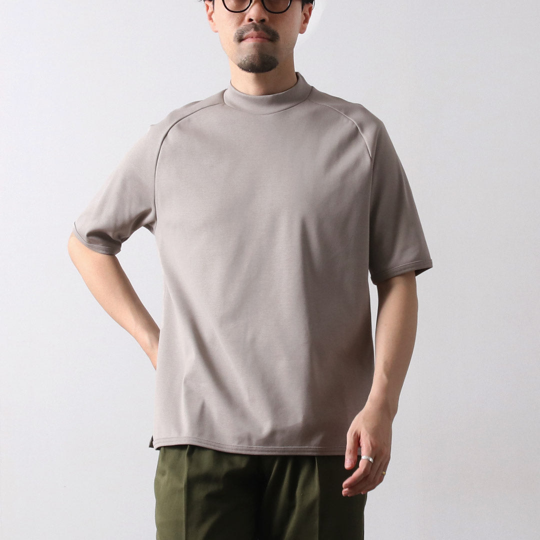 RE MADE IN TOKYO JAPAN / Perfect Inner Mock Neck Half Sleeve T-Shirt