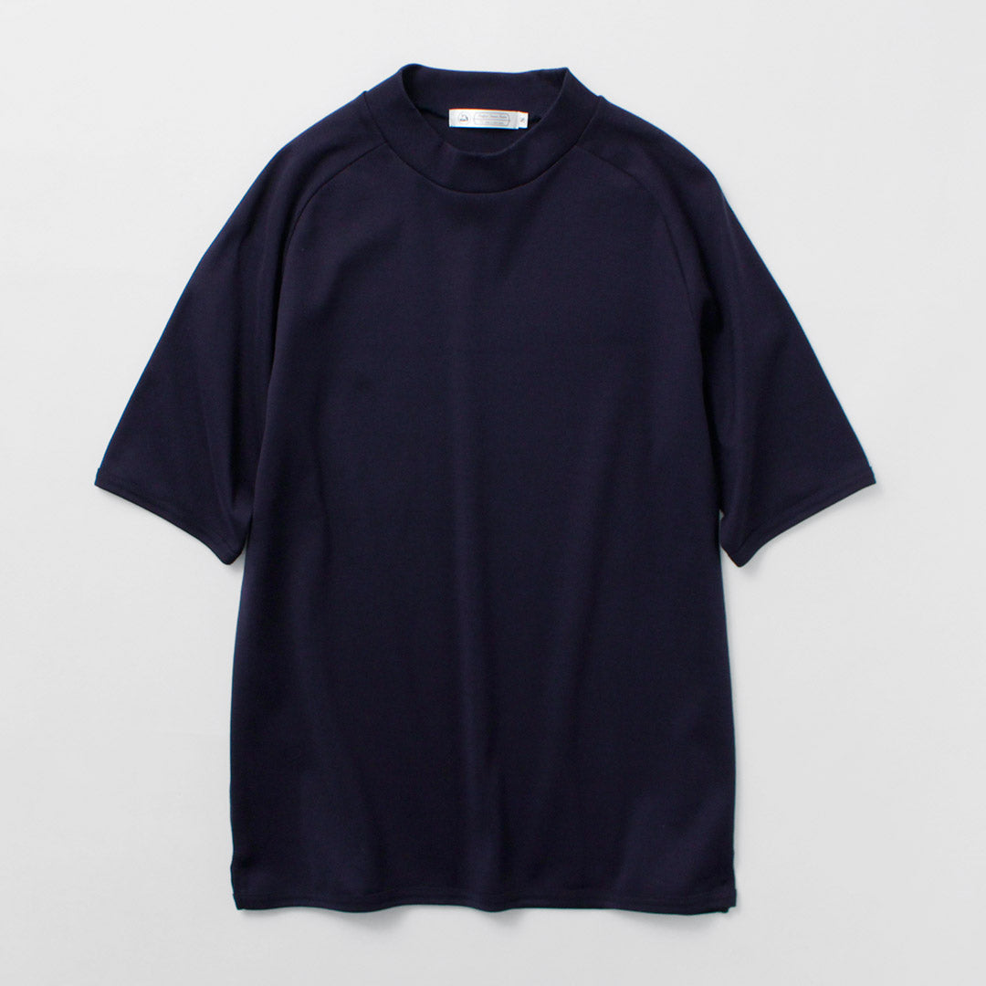 RE MADE IN TOKYO JAPAN / Perfect Inner Mock Neck Half Sleeve T-Shirt