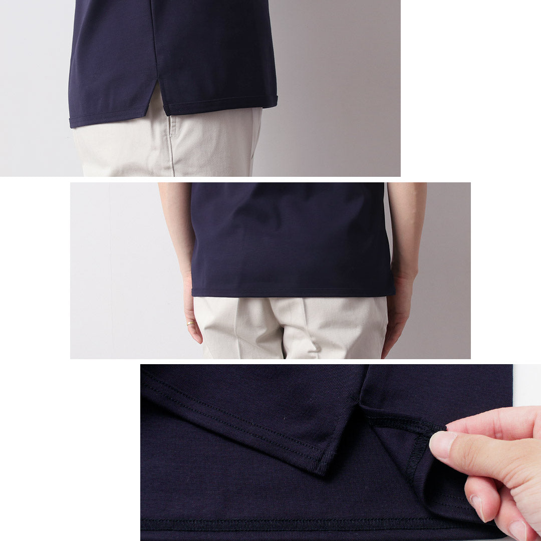 RE MADE IN TOKYO JAPAN / Perfect Inner Mock Neck Half Sleeve T-Shirt