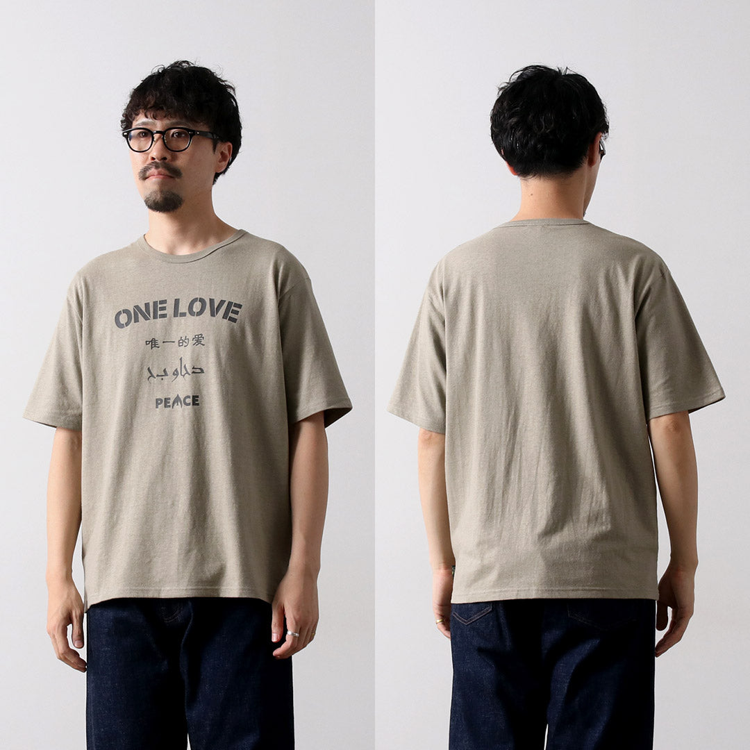 GOHEMP / One Love Wide Fit T-Shirt