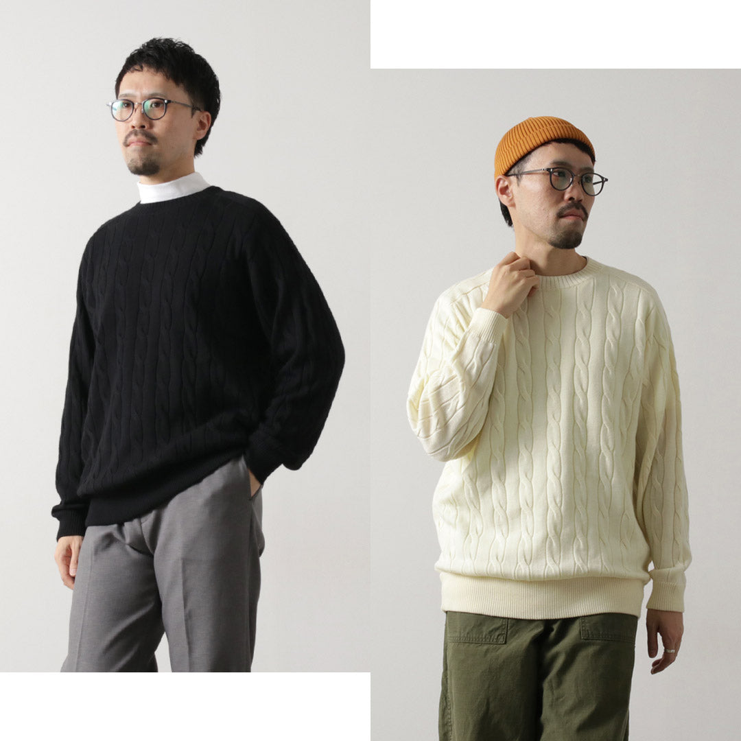 RYE TENDER / Bleecker Cable Sweater