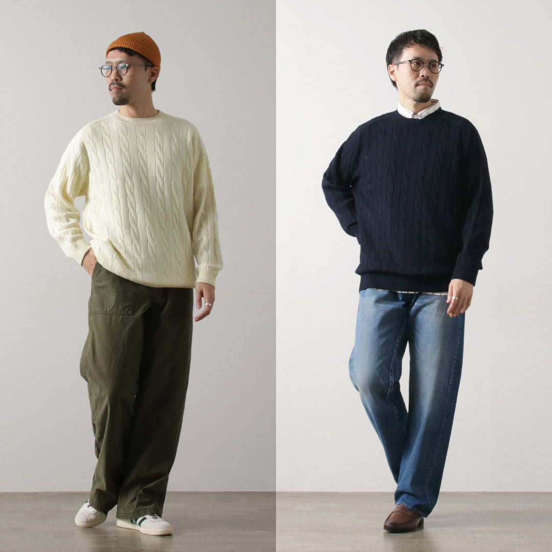 RYE TENDER / Bleecker Cable Sweater