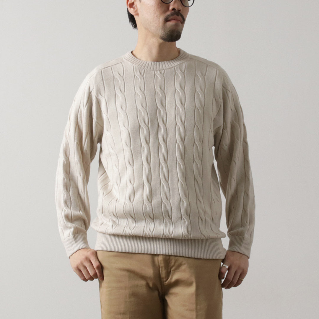 RYE TENDER / Bleecker Cable Sweater